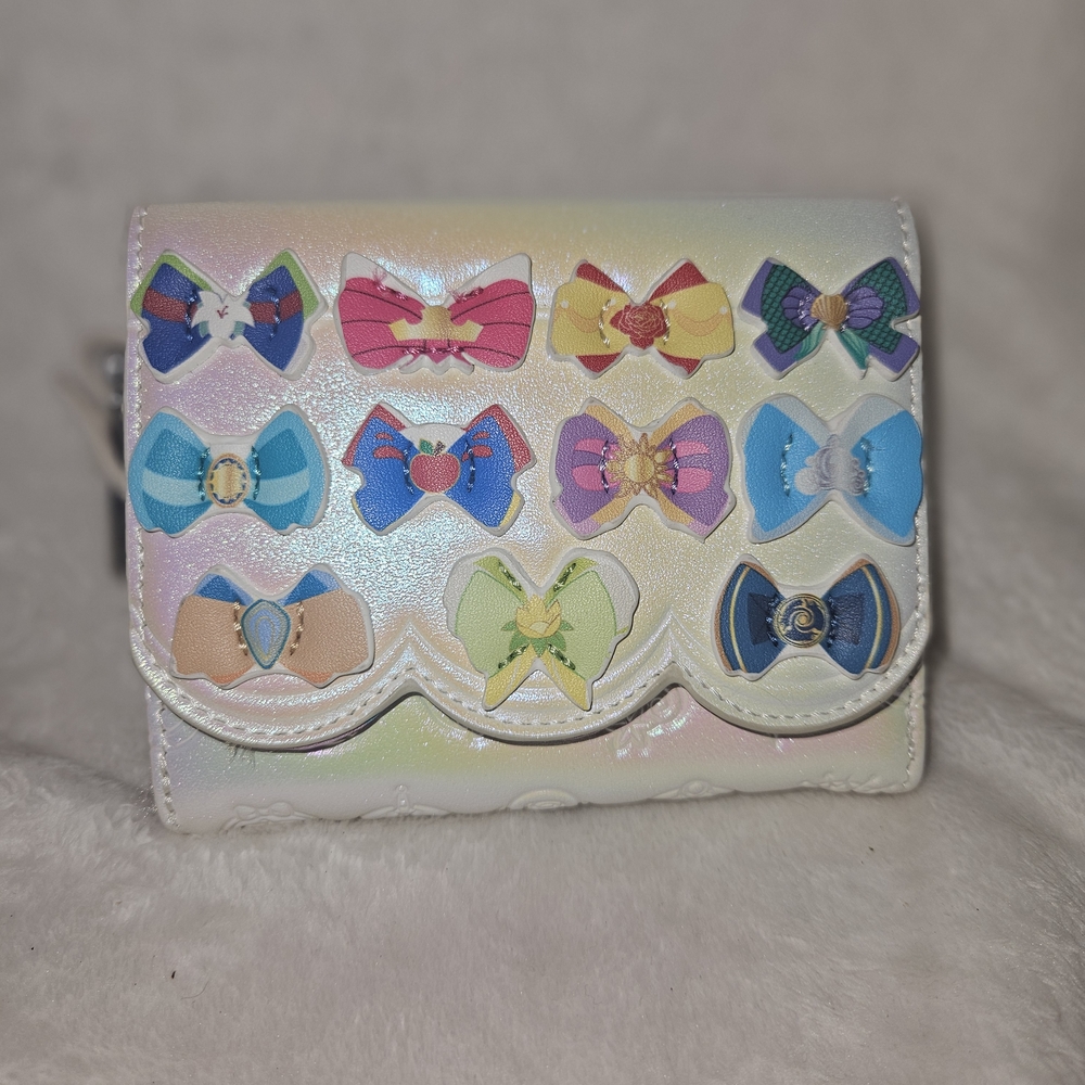 Loungefly Disney Princess Bows Iridescent Wallet - BoxLunch Exclusive